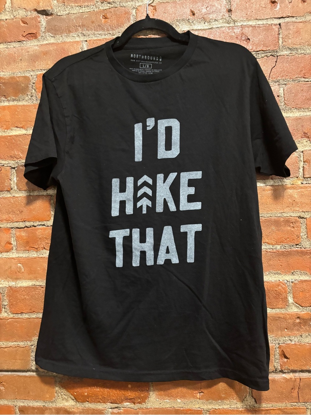 Black 'I'd Hike That' Graphic Tee